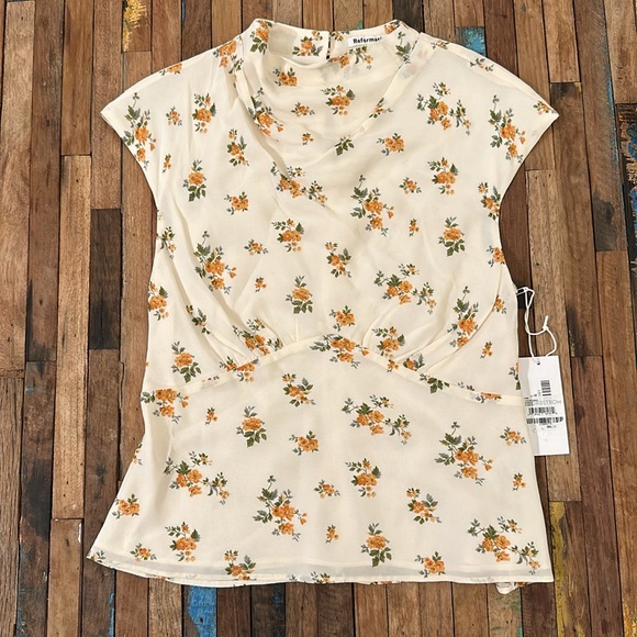 REFORMATION Bettie Top Sz 2 **NWT** - Picture 4 of 12